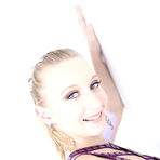 Pic of The tongue of skilful babe Chloe Allure licks dick until it shoots the semen