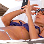 Pic of Rita Rusic boobslip and flashes shaved pussy