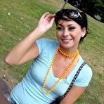 Pic of Young Jessica Valentino gets tied up and then takes huge cock in her shaved flexible pussy