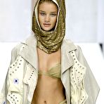 Pic of Rosie Huntington-Whiteley sexy and see through runway shots