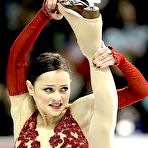 Pic of Figure skater Sasha Cohen looking sexy on the ice