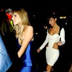 Pic of Vanessa White from Saturdays shows her piersed nipples in see-through dress