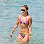 Pic of Sylvie Van Der Vaart sexy ini bikini on the beach in St Tropez