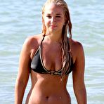 Pic of Tulisa Contostavlos sexy in black and pink bikinies