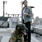 Pic of Busty blonde Amy Reid with perfect long legs and shapely ass takes on big cock.