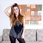 Pic of Skyler strips naked on her sofa to show body off - PussyFur.com