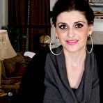 Pic of hairy American housewife playing with her toys - PussyFur.com