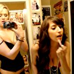 Pic of Teen babes April ONeil and Heather Starlet polish each other and get fucked by a horny guy