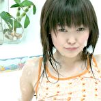 Pic of She feels pure joy soaping up her tiny Asian tits for you to see.