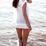 Pic of Arina Drozdetskaya Wet Tshirt Beach Shoot at NuErotica