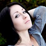 Pic of European glamour exemplar Night A exposing teenie insignificant pantoons outdoors