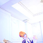 Pic of Saku Asian is such perfect blonde doll in fantastic epoque dress - SweetGirlsFuck.com