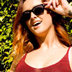 Pic of Karlie Montana Sexy Cyclist Bares Bod in Back Yard