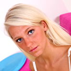 Pic of Pretty blonde teen accepts hot cum inside her pussy at 18 Only Babes