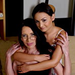 Pic of Hot babe having fun with a mature lesbian