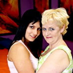 Pic of Horny older lesbian having fun with a younger hot babe