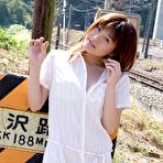 Pic of Slutty model Kyoko shows her hairy pussy