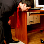 Pic of Hot guy spying upon nyloned pussy craving to get new sensations of footjob