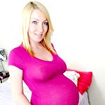 Pic of PreggoTegan.com-Tegan and her pink dildo