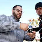 Pic of Beautiful lady Anastaysha Benz letting the tattooed guy roughly fuck her holes