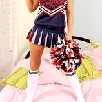 Pic of Kari in Hot Cheerleader Striptease for You!