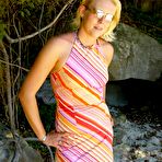 Pic of Perky blonde gets naked on the beach - Fappers