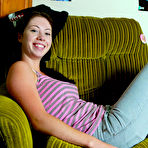 Pic of Cute brunette gets fully naked in her room - Fappers