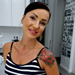 Pic of Steamy hot MILF taking a bath and then off to bed