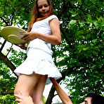 Pic of Horny couple has a sex affair out in the orchard
