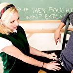 Pic of The lusty teen Rylie Richman is hardly fucking the teacher for the great marks