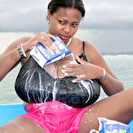Pic of Miosotis pouring milk. 