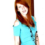 Pic of Skinny redheaded pornstar Rain cats Kester flashing teen breasts... at Young Ass Pics