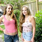 Pic of Two amateur Teens strip out of the clothes showing off thier tight bodies