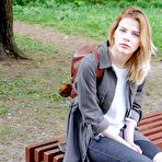 Pic of Dude picks up a sad babe in the park and cheers her up with sex