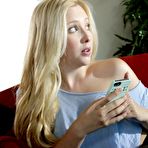 Pic of Aroused Samantha Rone seduces her neighbor cop and gets her hands all over his cannon