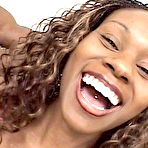 Pic of Mocha momma shows off pink pussy before getting fucked