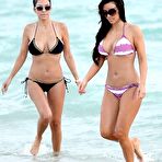 Pic of Adolescent celeb kim kardashian posing on the beach at Teenage Pussy Pics