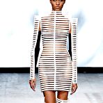 Pic of Joan Smalls sexy and see through runway shots
