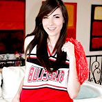 Pic of Dirty juvenile chicito Emily Grey posing solo in wild cheerleader.. at Teenage Pussy Pics