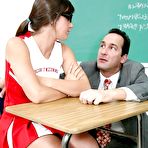 Pic of Pretty dark hair cheerleader Bailey Lane orally fixating heavy.. at Teenage Pussy Pics