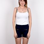 Pic of Klara of Czech Casting takes off her clothes