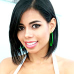 Pic of 
      Canela Skin gets hare ass slammed by two well hung studs
    