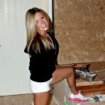 Pic of Instead of doing the repairing kinky blonde Meet Madden plays with the naked body