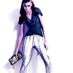 Pic of Ksenia Kahnovich sexy & see through fashion pix