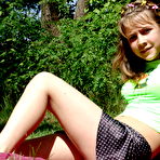 Pic of Little Liza takes off all her clothes in the forest