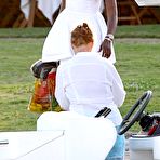 Pic of Naomi Campbell upskirt paparazzi shots on holiday in Sardinia