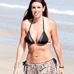 Pic of Busty Rachel Uchitel sexy in bikini on the beach