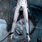 Pic of SexPreviews - Penny Lay redhead in purple dress is bound for spanking and toying by maledom