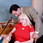 Pic of Chubby Loving - Busty Fat Blonde Christal Rose Giving Head