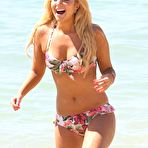 Pic of Tulisa Contostavlos sexy in bikini filming her music video in Hawaii